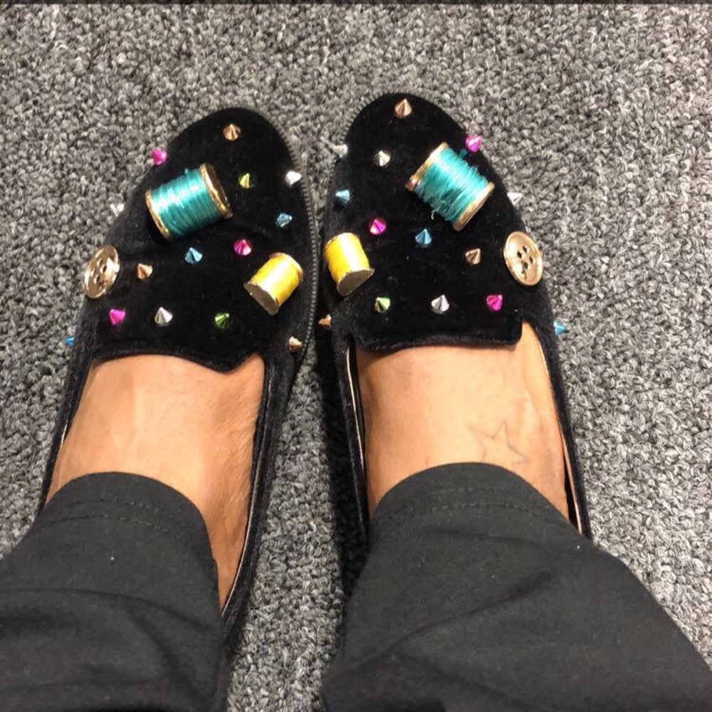 Stylish black loafers
